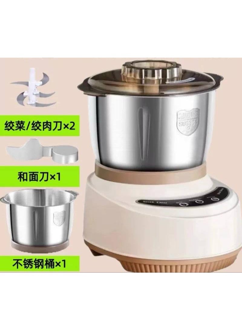 Dough mixer and food processor with a powerful 3000W motor, 7-liter capacity, 15 speeds, high-quality materials, German design, suitable for meat, vegetables, and everything else. - Image 5